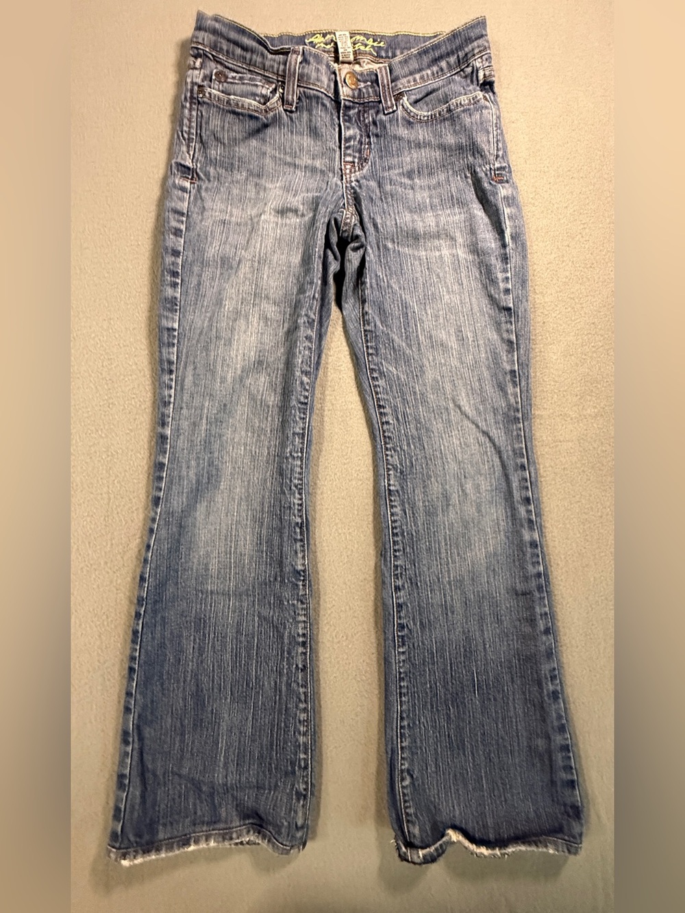 Abercrombie & Fitch Girls Light Wash Flare Jeans - Blue